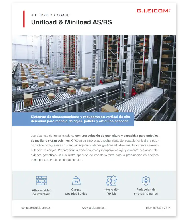 Folleto Miniload-Unitload  GIEICOM