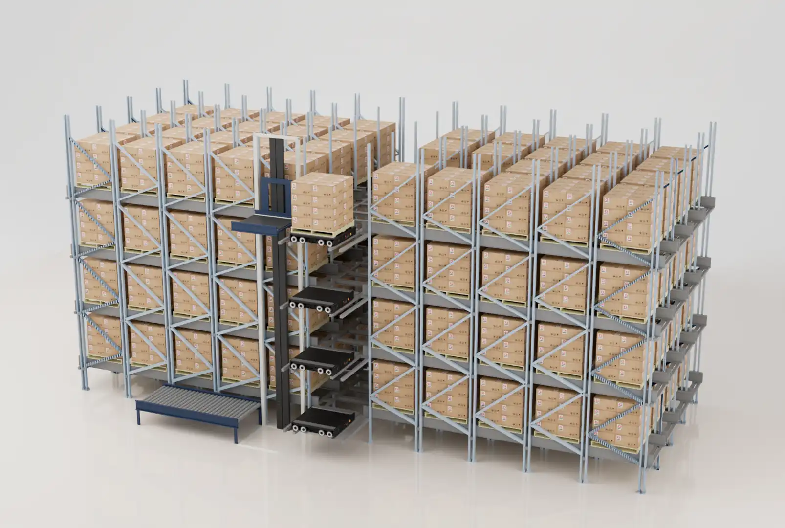 Smart Pallet Shuttle modelo interactivo